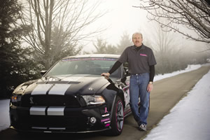 Dan Neve and his Shelby Mustang.