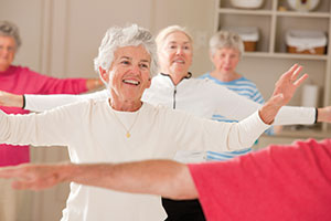 women exercising
