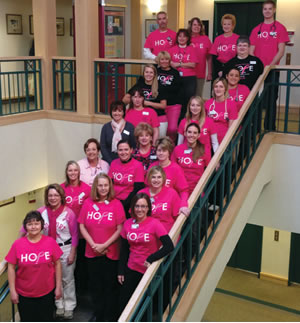 Marshfield Clinic employees support Pink Days