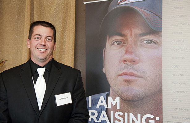 Josh Meissner, a dairy farmer from Chili, Wis., appears in one of the ads from the Cultivate Safety campaign