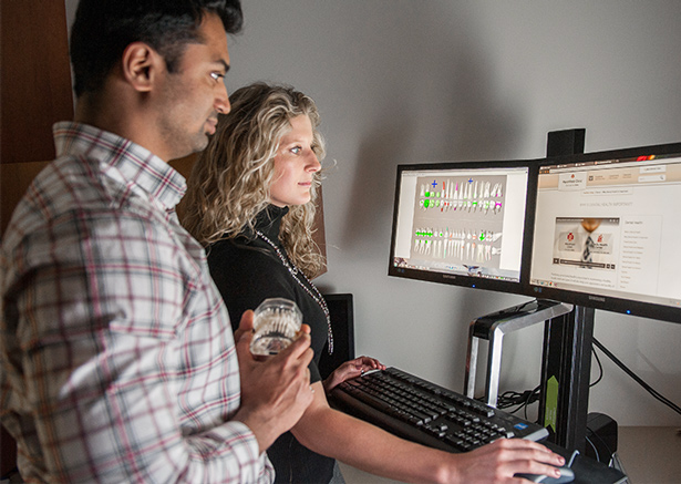 Researchers watch dental video on marshfieldclinic.org