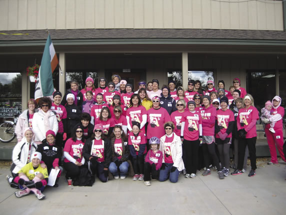 Breast cancer ride raises more than $20,000. 